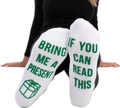 6pcs If You Can Read This Novelty Christmas Socks -Christmas Favors Shop White Christmas Novelty Socks for Women 6 pcs 6 result