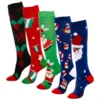 5pcs Womens Christmas High Socks -Christmas Favors Shop Womens Colorful High Socks 5 Pairs 1 result 600x600 1