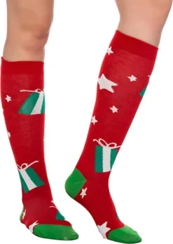 5pcs Womens Christmas High Socks 11 5pcs Womens Christmas High Socks -Christmas Favors Shop Womens Colorful High Socks 5 Pairs 4 result