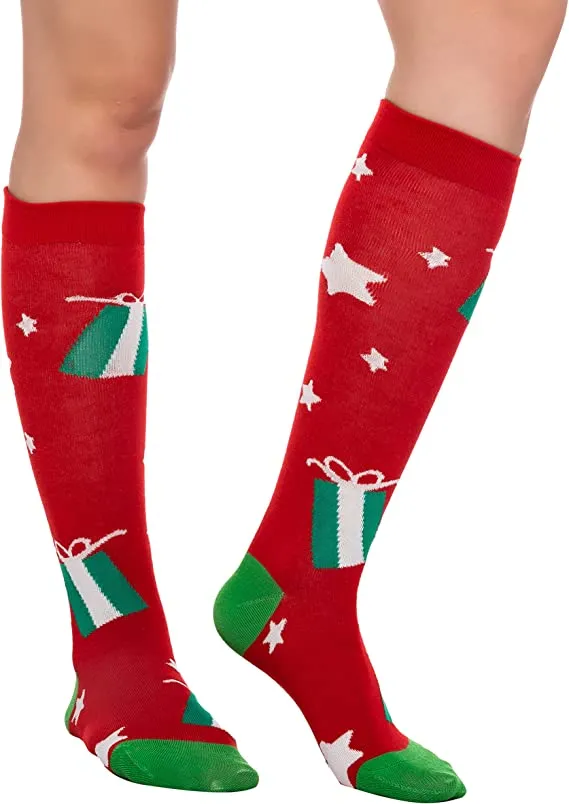 5pcs Womens Christmas High Socks 6 5pcs Womens Christmas High Socks - Image 4