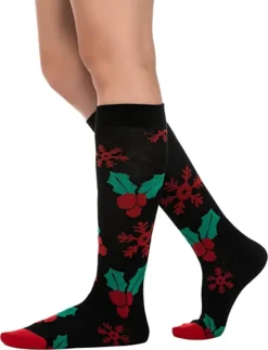 5pcs Womens Christmas High Socks 13 5pcs Womens Christmas High Socks -Christmas Favors Shop Womens Colorful High Socks 5 Pairs 6 result