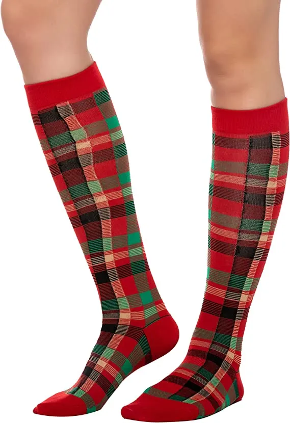 5pcs Womens Christmas Knee High Socks Pattern 8 5pcs Womens Christmas Knee High Socks Pattern - Image 6