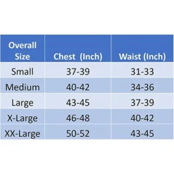 Mens Fuzzy Reindeer Christmas Sweater -Christmas Favors Shop men size chart 01